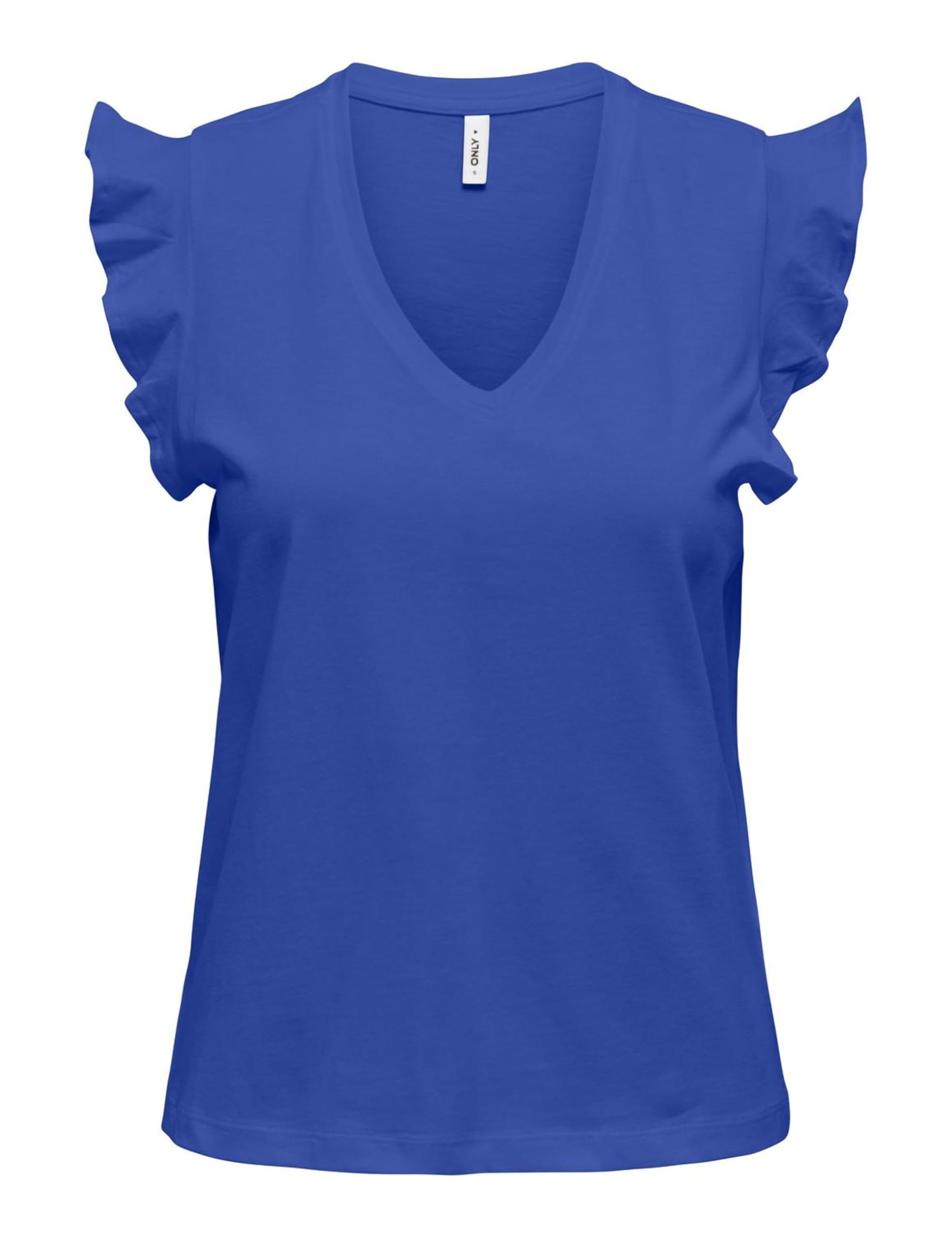 Camisetas ONLY Onlsmilla Top De Mujer Con Cuello Redondo Y Detalle