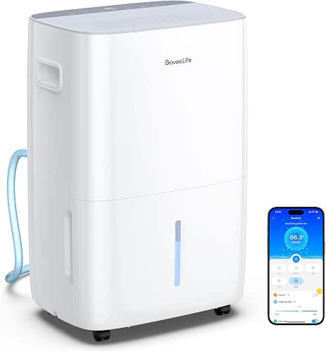 GoveeLife Dehumidifier for Home 4,500 Sq.Ft, 50 to 137 Pint
