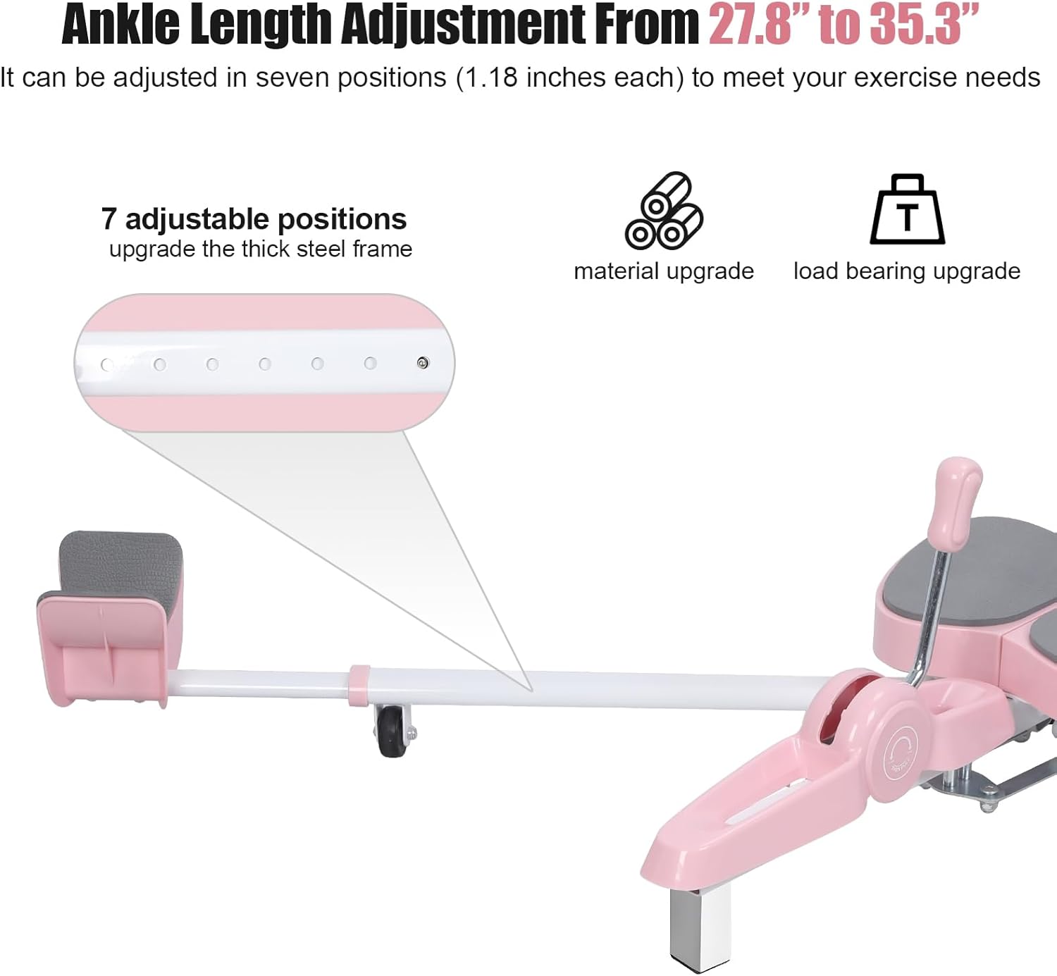 Leg Split Machine, Leg Stretcher, Heavy Duty Splits Machine with 180-degree Stretching for Ballet, Cheerleading Dance, Gymnastics, 330lb Capacity