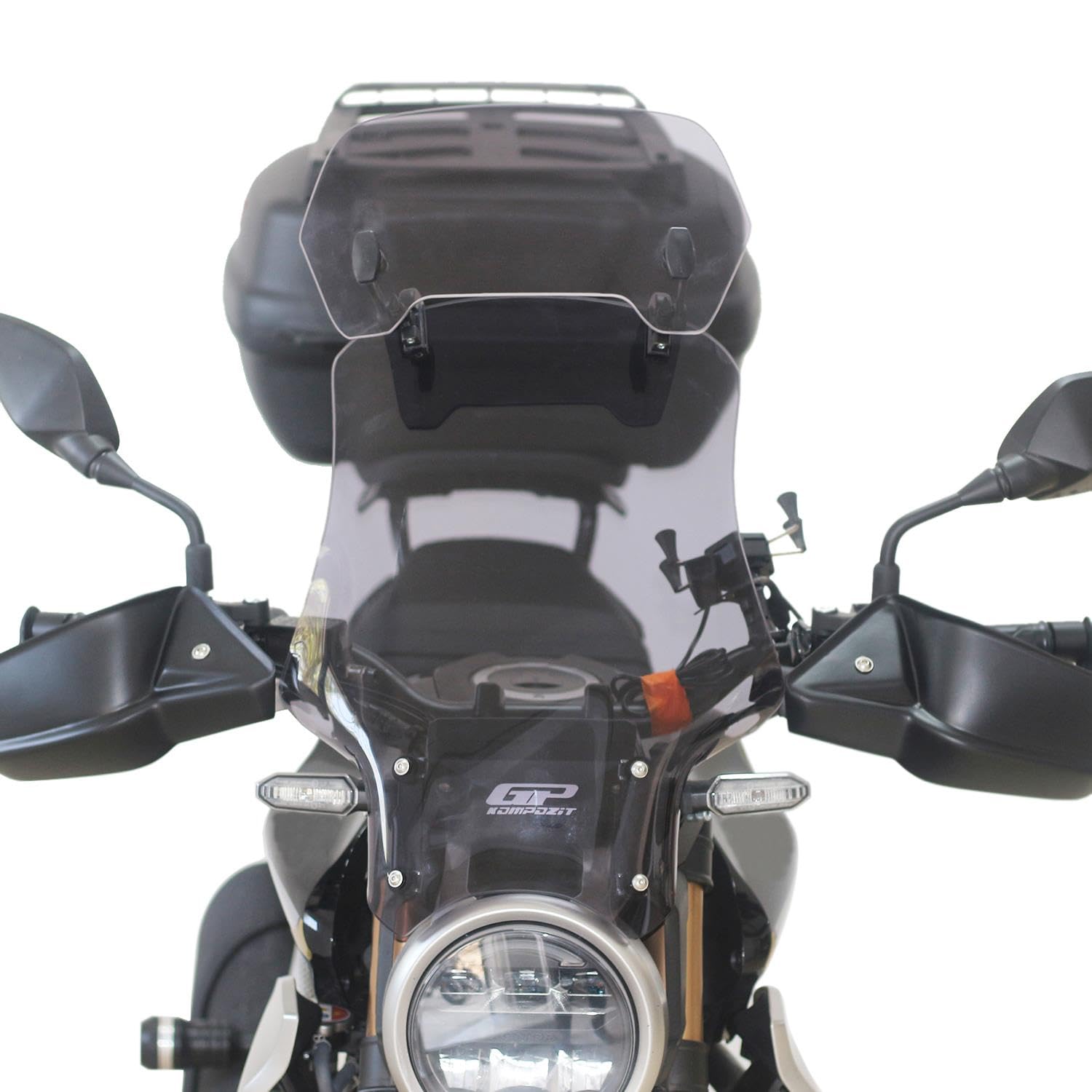 Motorrad Windabweiser Verstellbar - Clip-On Windschild Für Mehr Komfort