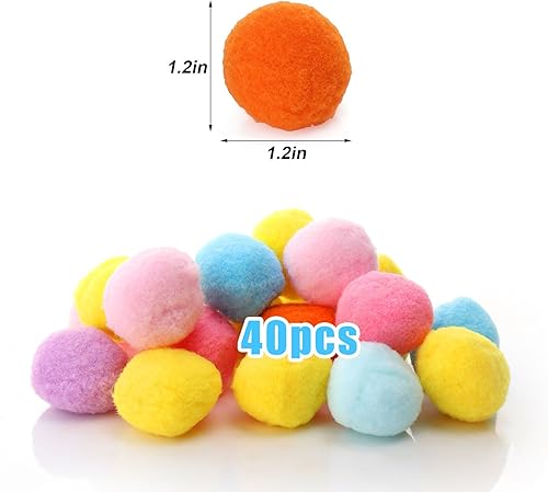 Miniatura 9 de AIERSA Pistola lanzadora de bolas de juguete para gatos, pistola de juguete para recoger gatos, pistola de tiro de bolas de felpa con 20 bolas de