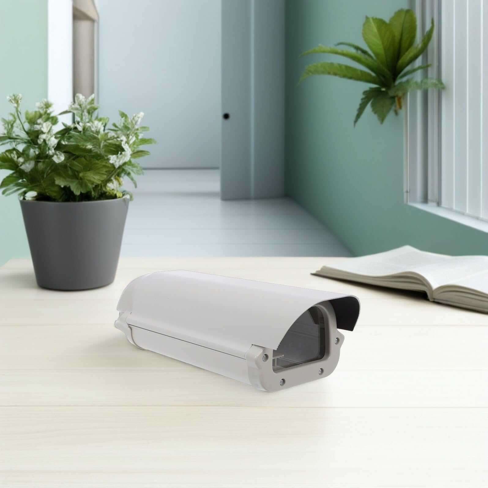 Boîtier pour Caméra de Sécurité Protection Extérieure Pare-Soleil et Pluie pour Caméra Accessoires Protection Murale