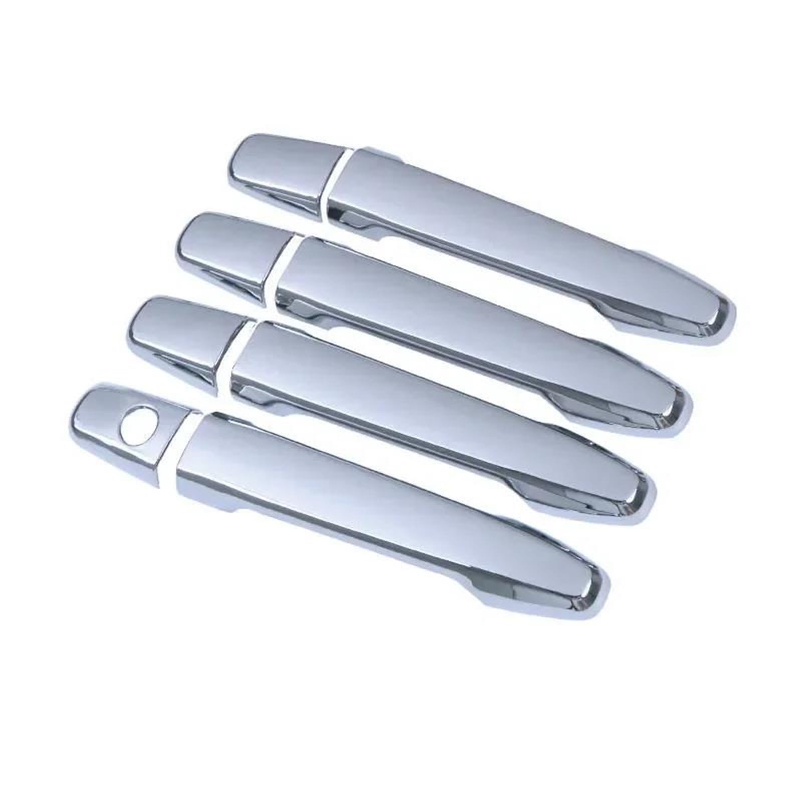 YYTEMD Door Handle Cover Accessories Overlays for Mitsubishi for Outlander 2008-2020 Chrome(OneColor)