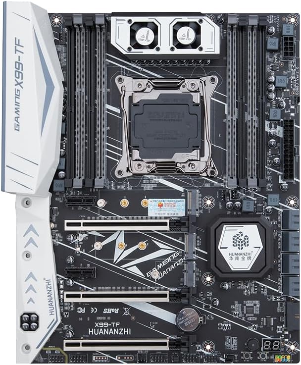 Top-down view of HUANANZHI X99-TF Motherboard