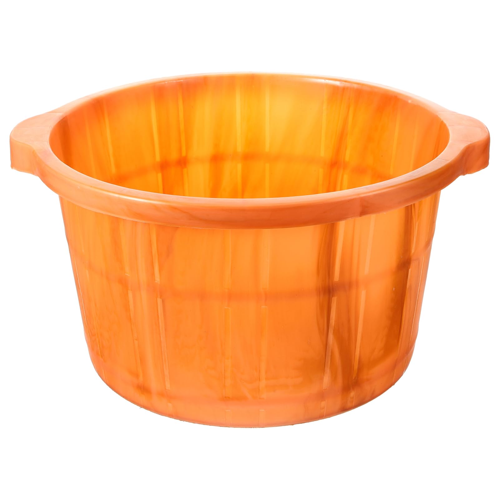 Fußbadewanne in Holzoptik, Dickwandig, Kunststoff, Groß