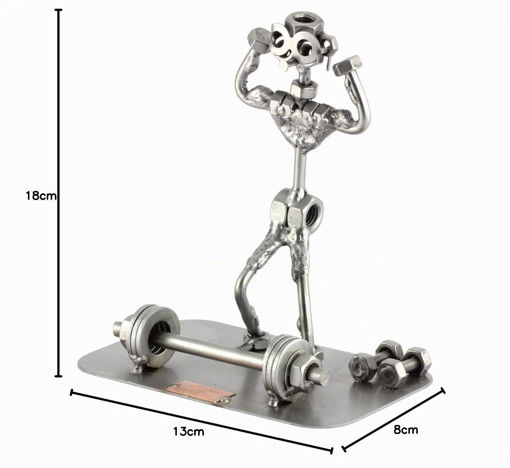 Steelman24 I Omini di Viti Maciste I Idee Regalo Originale I Soprammobili in Metallo I Modellino