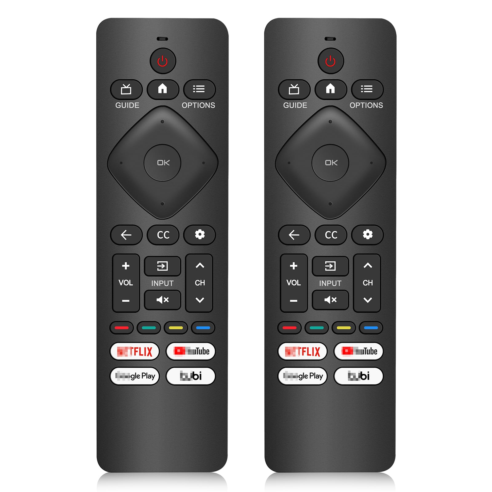 2 mandos a distancia de repuesto para Philips Smart TV, control remoto inteligente universal para Philips Android/Google TV