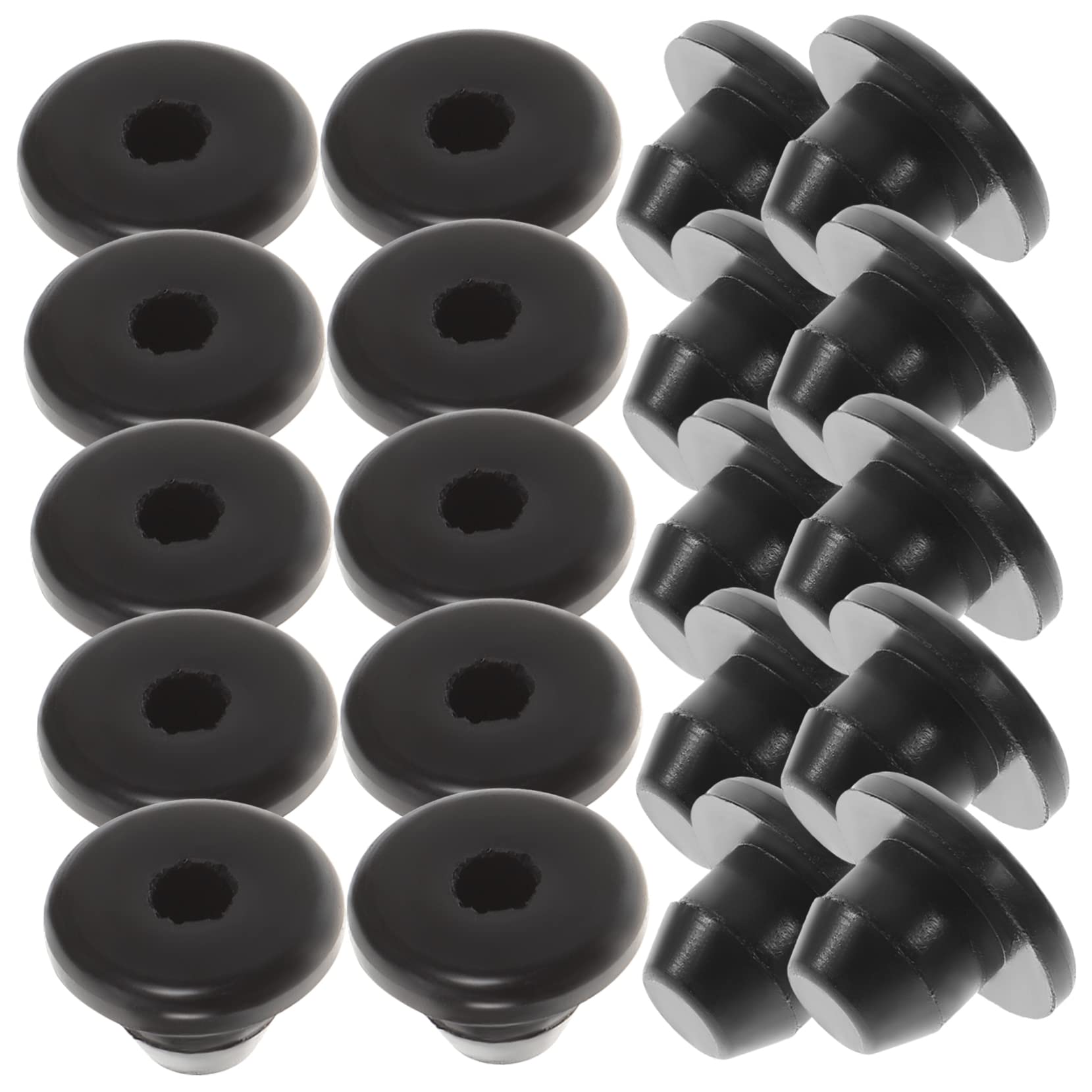VALICLUD Lot de 20 Bouchons De Remplissage D'Huile en Caoutchouc pour Cric Hydraulique Étanches Accessoires De Levage 1.40 X 1.40 X 1.10 Cm Protection Contre Les Fuites Réparation Durable