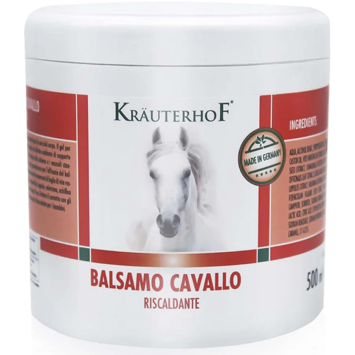 Kräuterhof Bálsamo de caballos gel de calentamiento extra fuerte 500ml