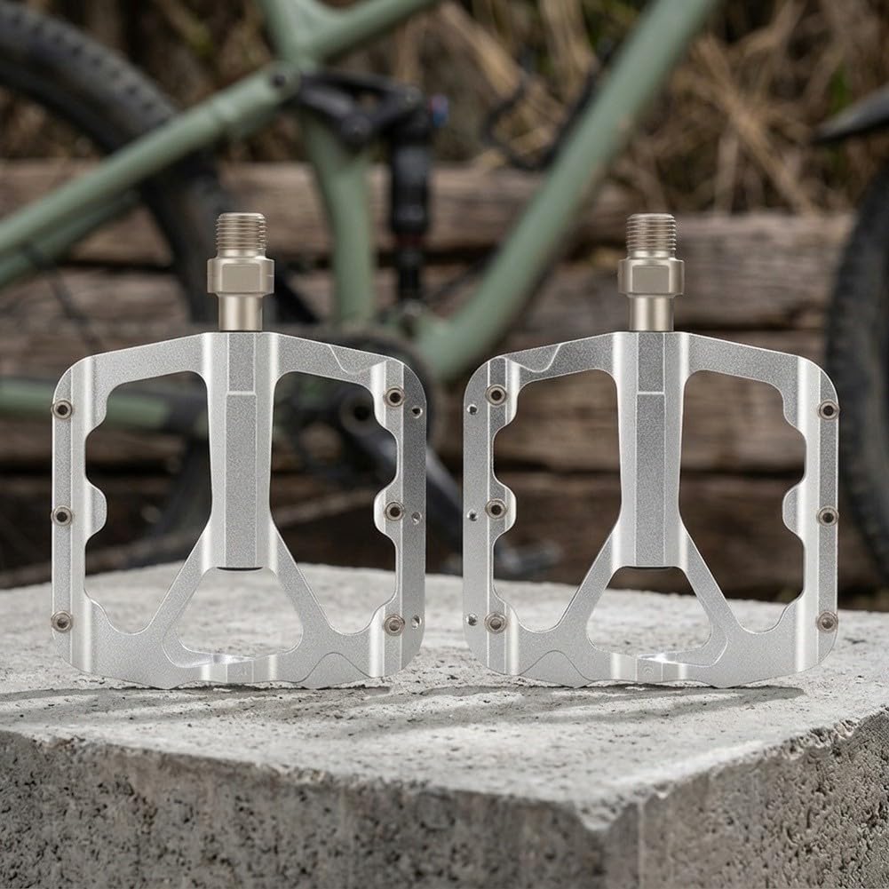 Pedali per Bicicletta con Cuscinetti a Tripla Tenuta, in Alluminio Lavorato a CNC