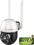 Lloyd's 3 MP WiFi Smart Indoor/Outdoor Camera, Home Security Camera, 20m Night Vision, Compatible with Alexa, Google, 2-Way Audio, Smart Monitoring, Cloud/Local Storage, Quad View, Easy Set Up…