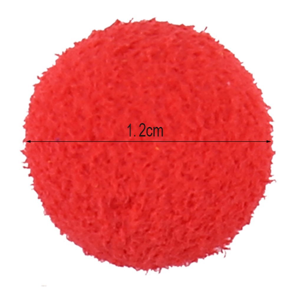 Tbest 30pcs 10 / 12mm Odore di Pesca alla Carpa Esca Schiuma Pop-up Pallini Morbidi boilies Uova/Galleggiante Perline Palla Alimentatore Artificiali Carpa Esca Lure/Capelli rig