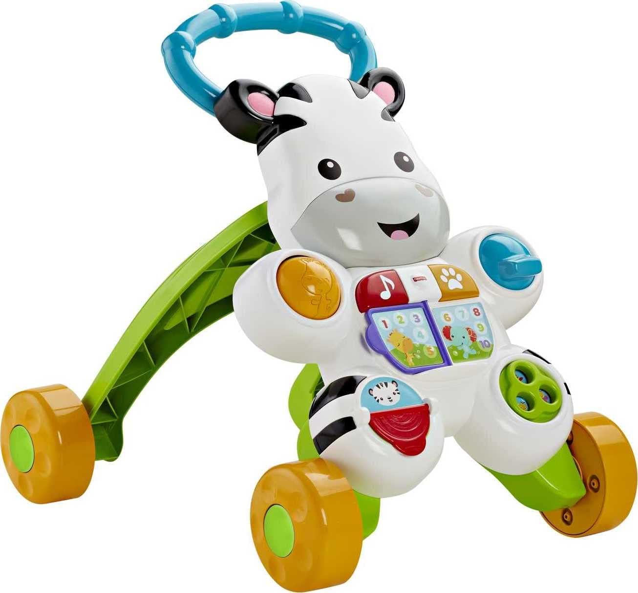 Andador Apoiador Infantil Musical Zebra Fisher-Price