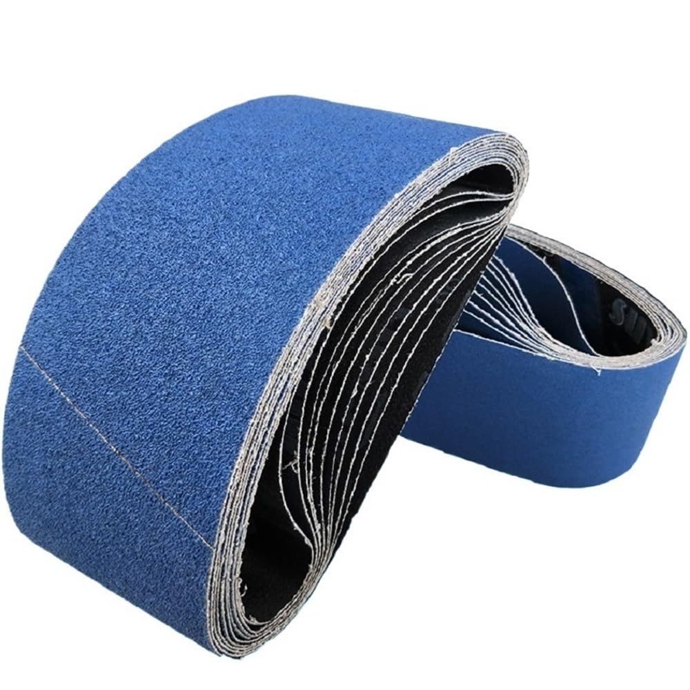 Szlifierka taśmowa, 5 szt. pasów ściernych z korundu cyrkonowego 915x100 mm, P40, P60, P80, P120 do szlifierki stołowej(40)
