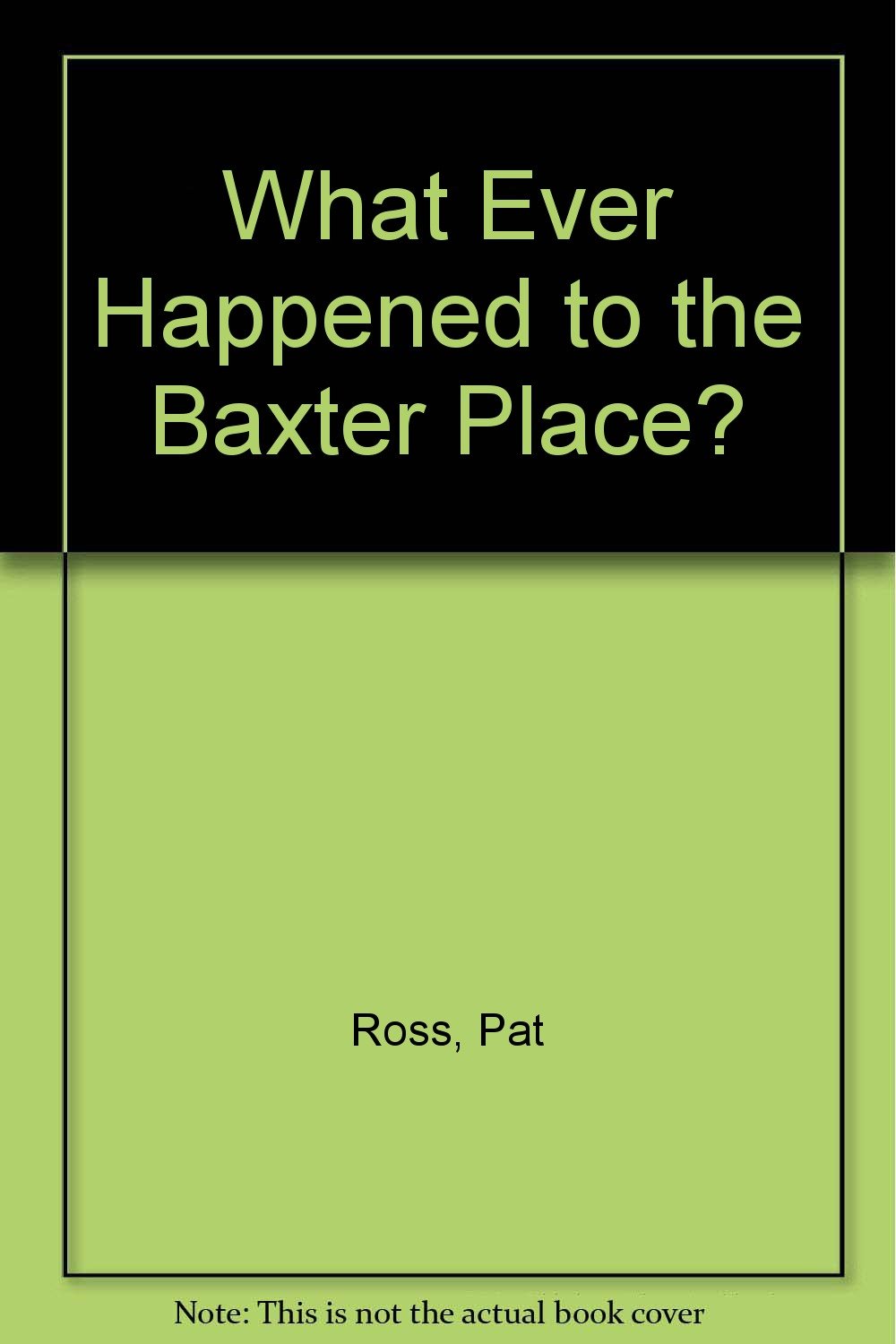 Buy What Happened Baxter Place — BookShops.in