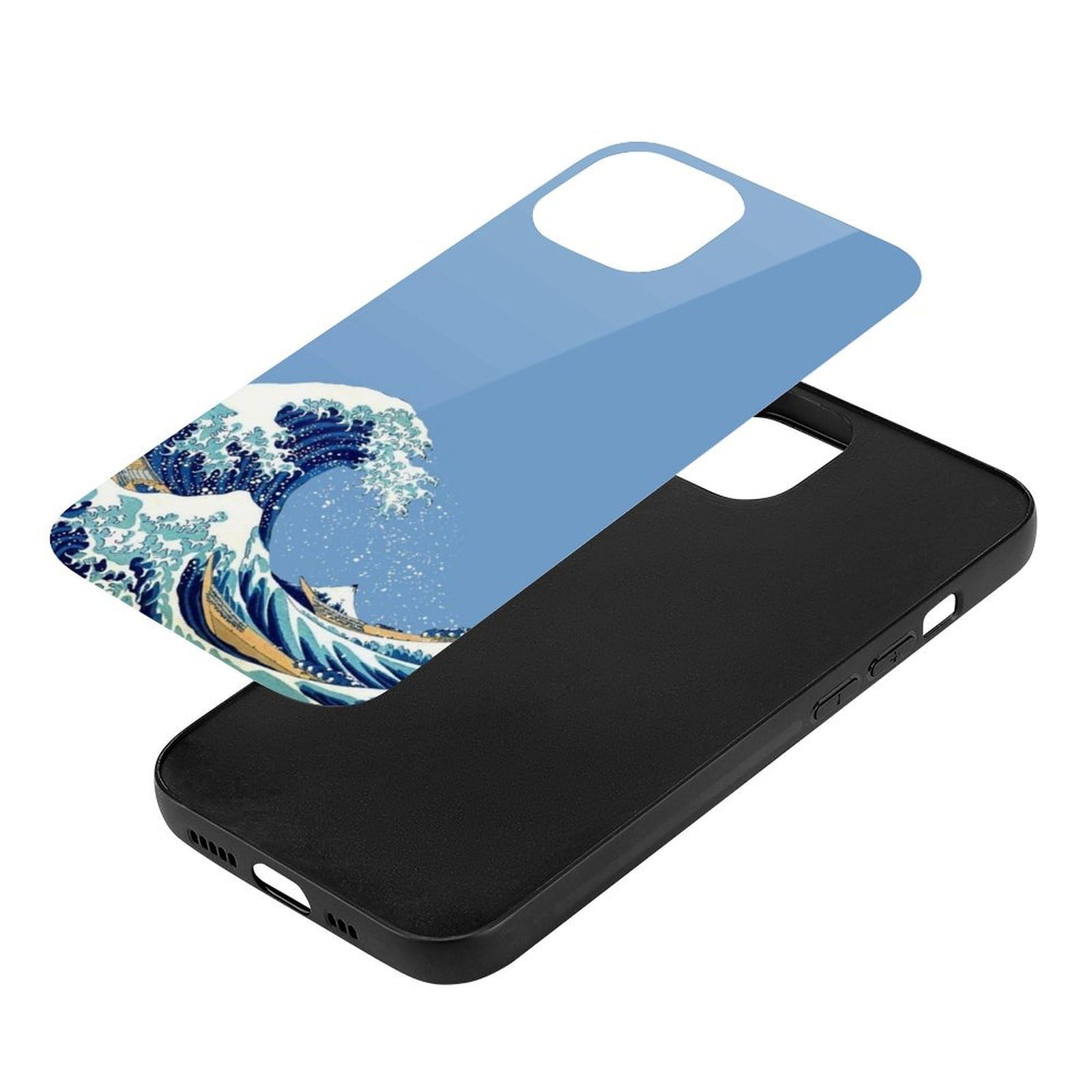 スマホカバー Amazon | iPhone 14 Plus ケース （浮世絵 神奈川沖浪裏） アイフォン
