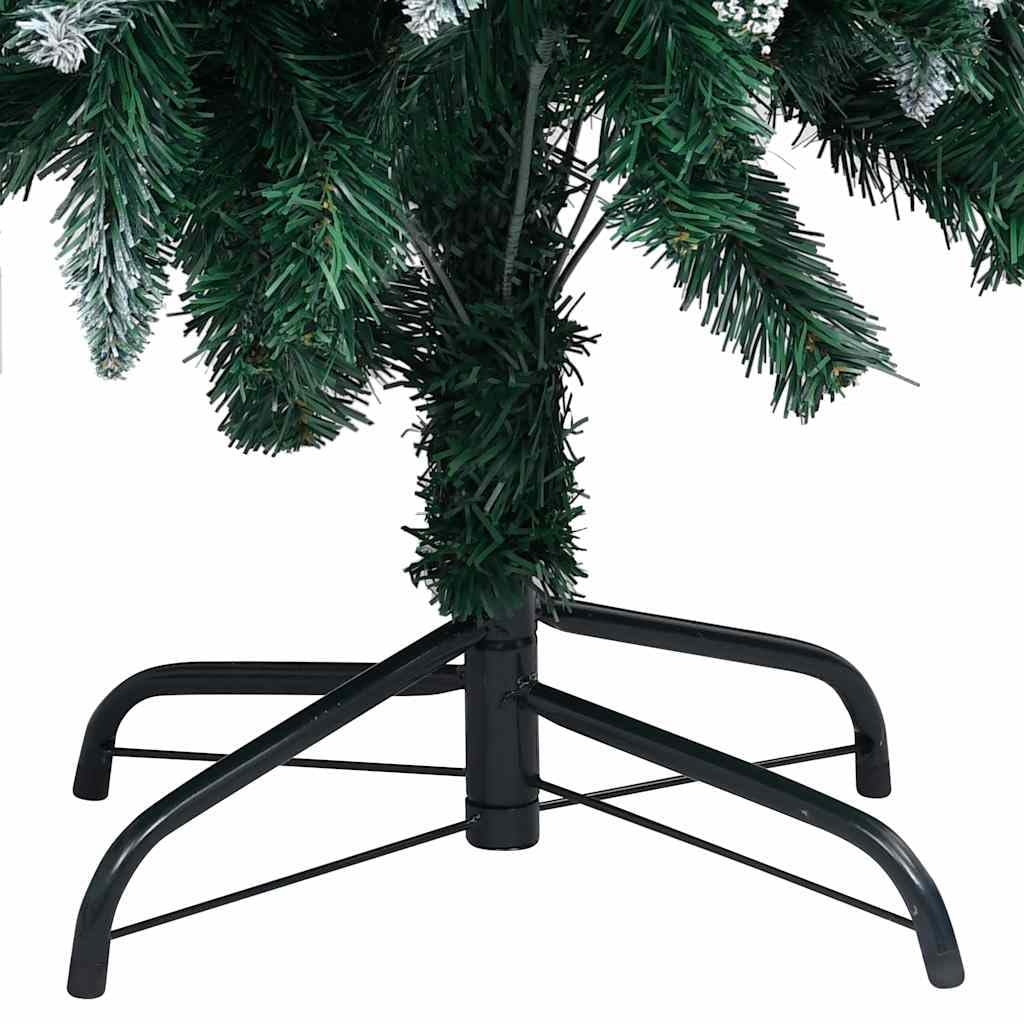Sztuczna choinka z diodami LED i bombkami i szyszkami sosnowymi 180 cm
