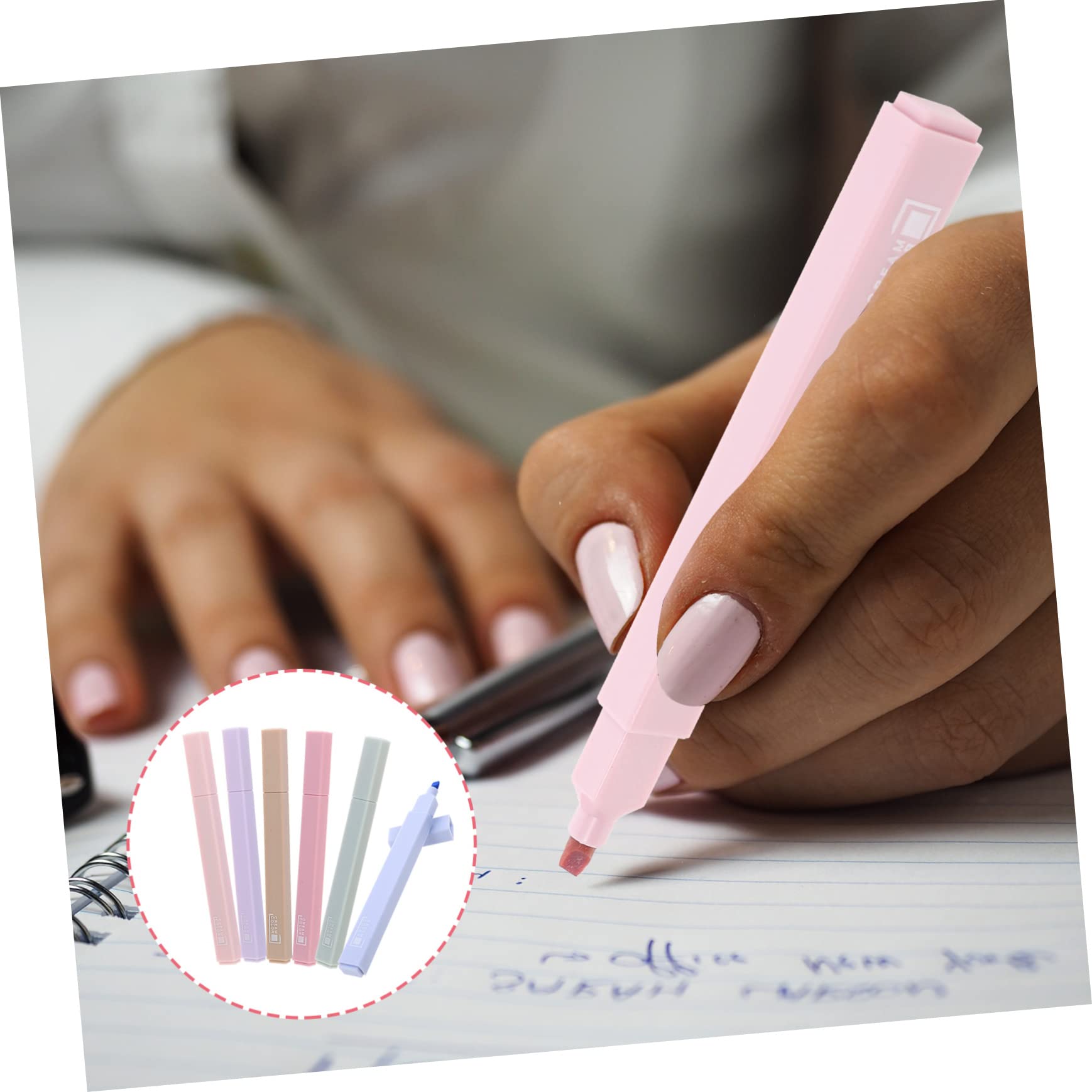 SEWACC 18 Stück Fluoreszierender Markierungsstift Textmarker Kalligraphie Marker Notiz Text Kindergeschenke Große Bunter Studenten Großer