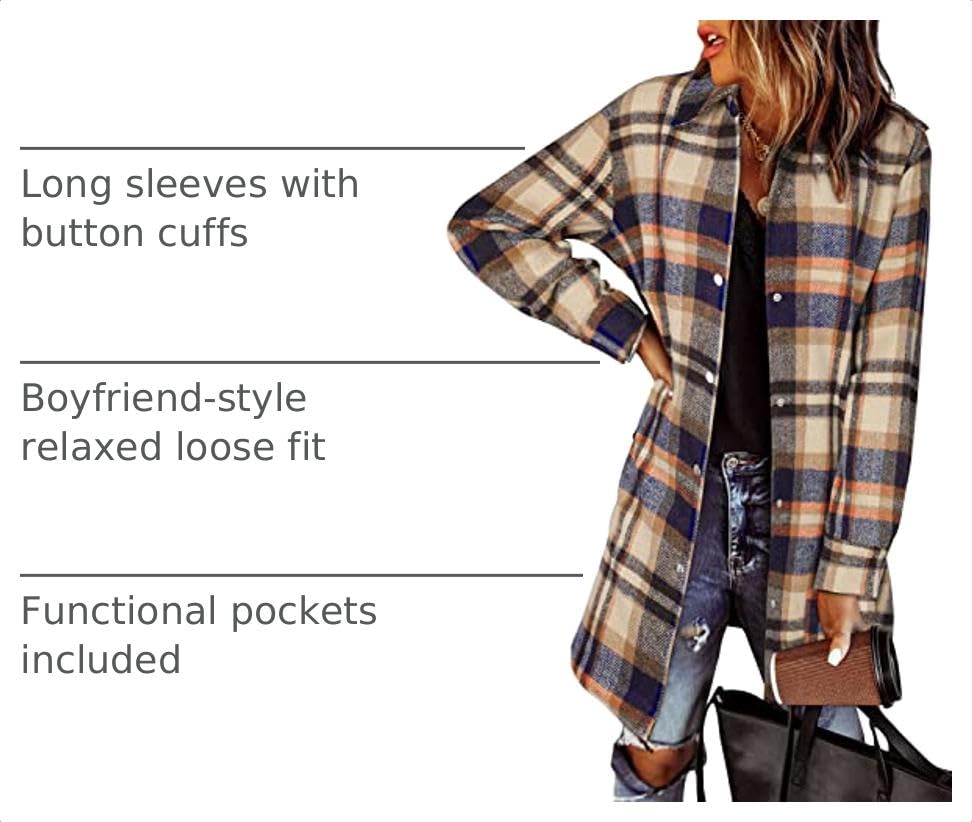Women's Flannel Shacket  - image 4