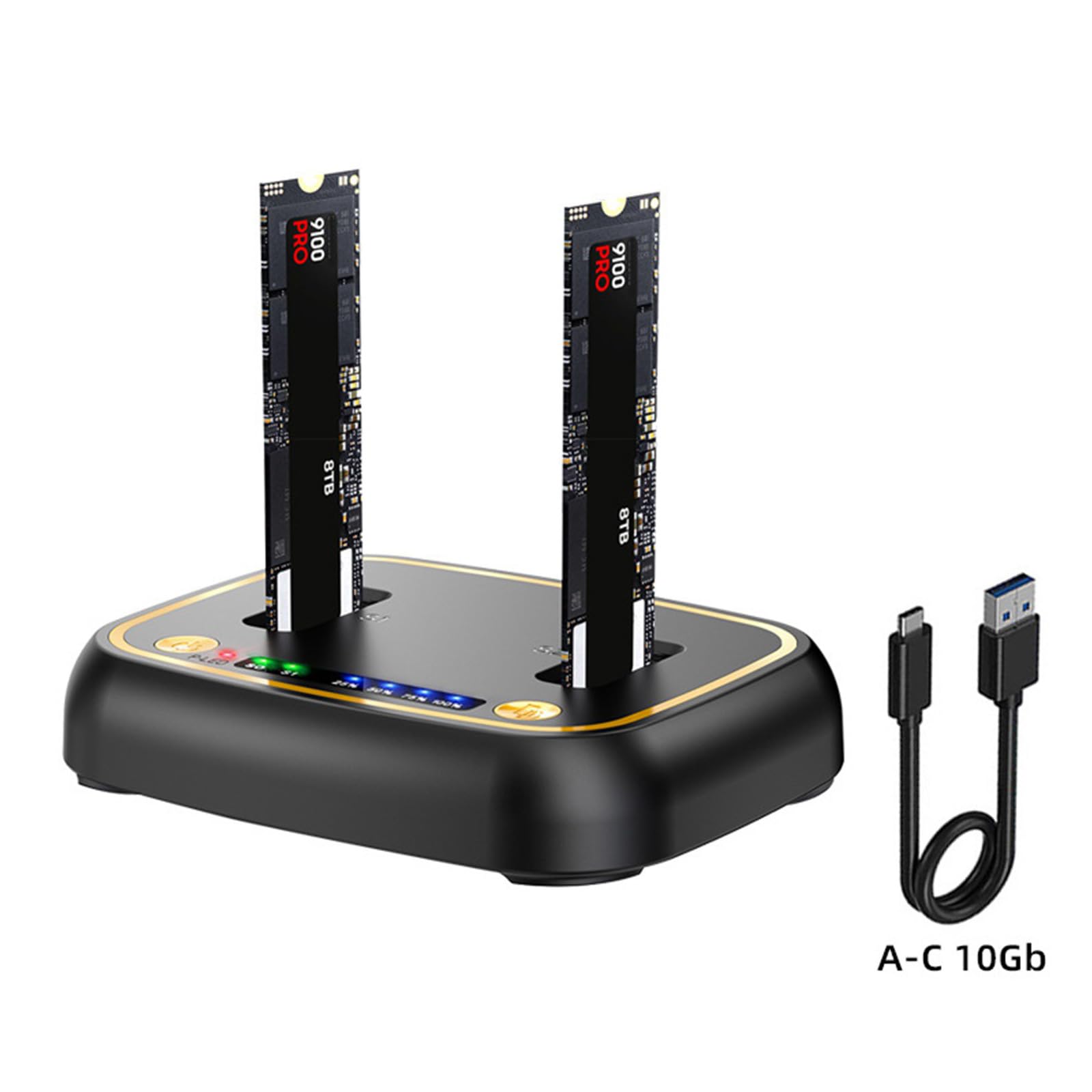 Estación de acoplamiento Slot Drive con puerto tipo C 10/20 Gbps, 10