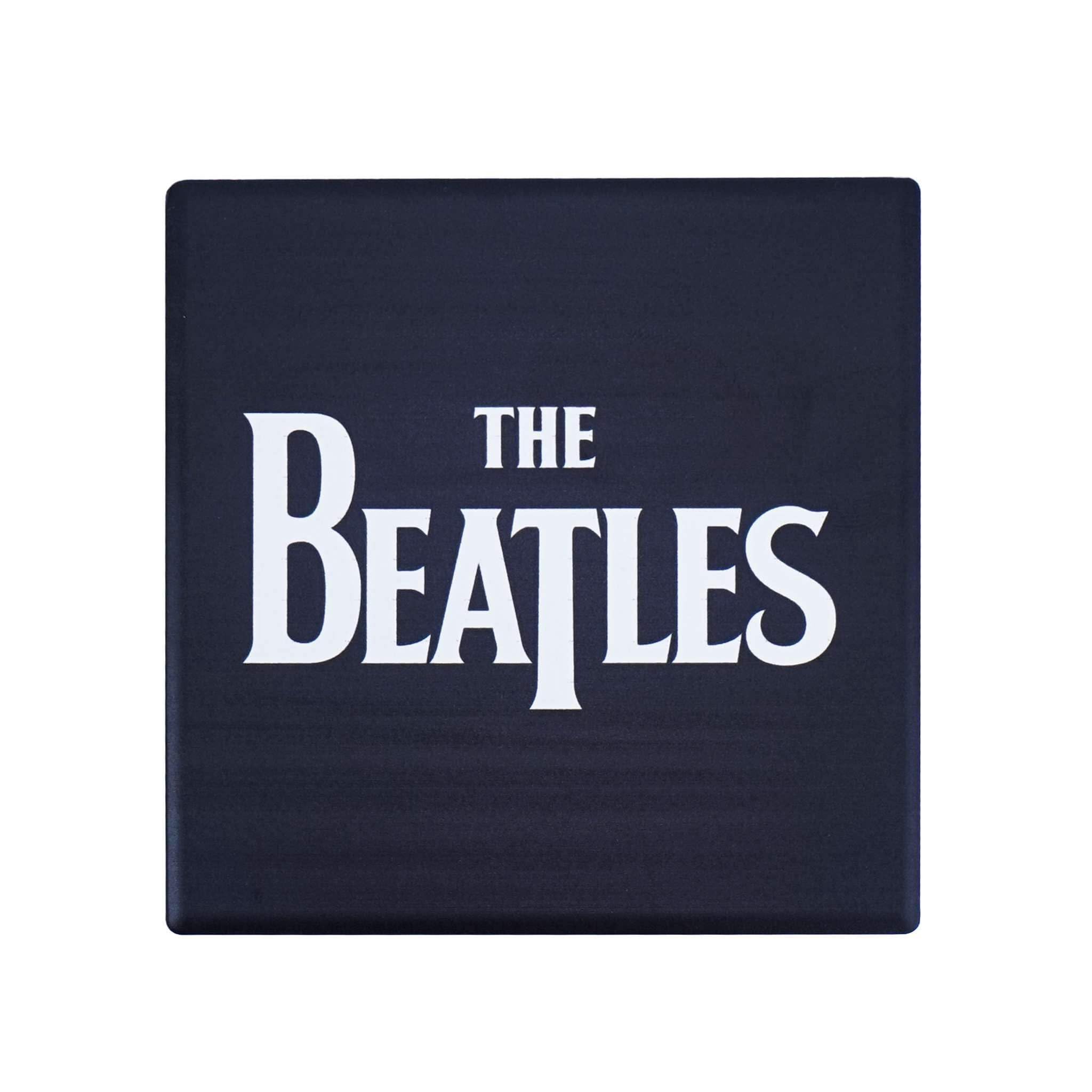 Half Moon Bay | The Beatles | Iconic Drop-T Logo | Ceramic Coaster | Official Merchandise | Man Cave & Personal Sanctuary Essential | Father's Day 2026 Gift