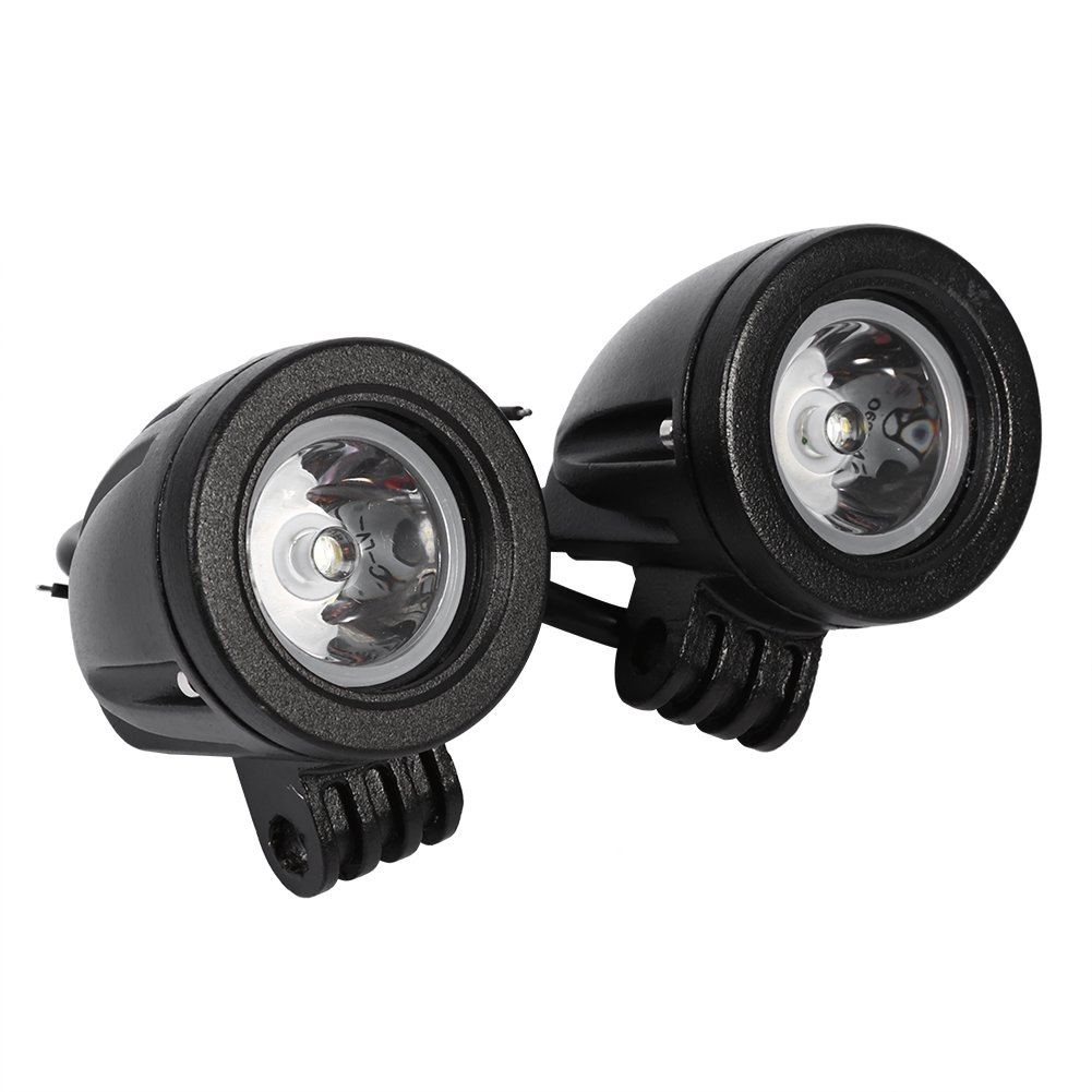 2pcs 10W LED, Hors Route Conduite Brouillard Lampe 12v Antibrouillard Haute Puissance Travail Lumière Spot Moto