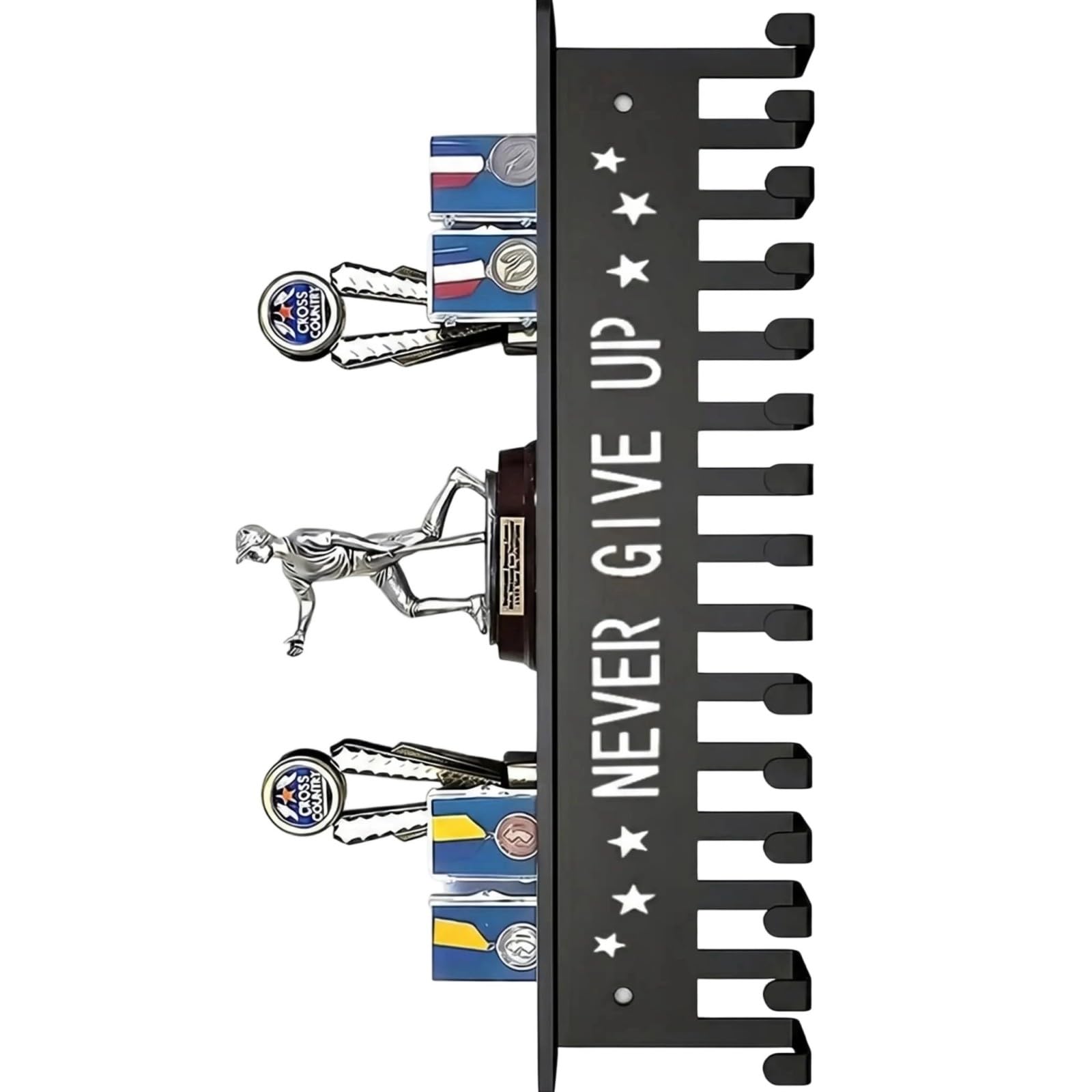 LXJLXD Flexible TPU Award Organizers Wall Mounted Holder for Sports Medals and Household Items Hook Planner