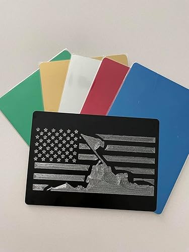 Miniatura 59 de Espacios en blanco de grabado de metal para grabado con Silhouette Cameo 4 Pro Plus, Brother Scan and Cut, Maker, Explore Air 2 o grabado láser