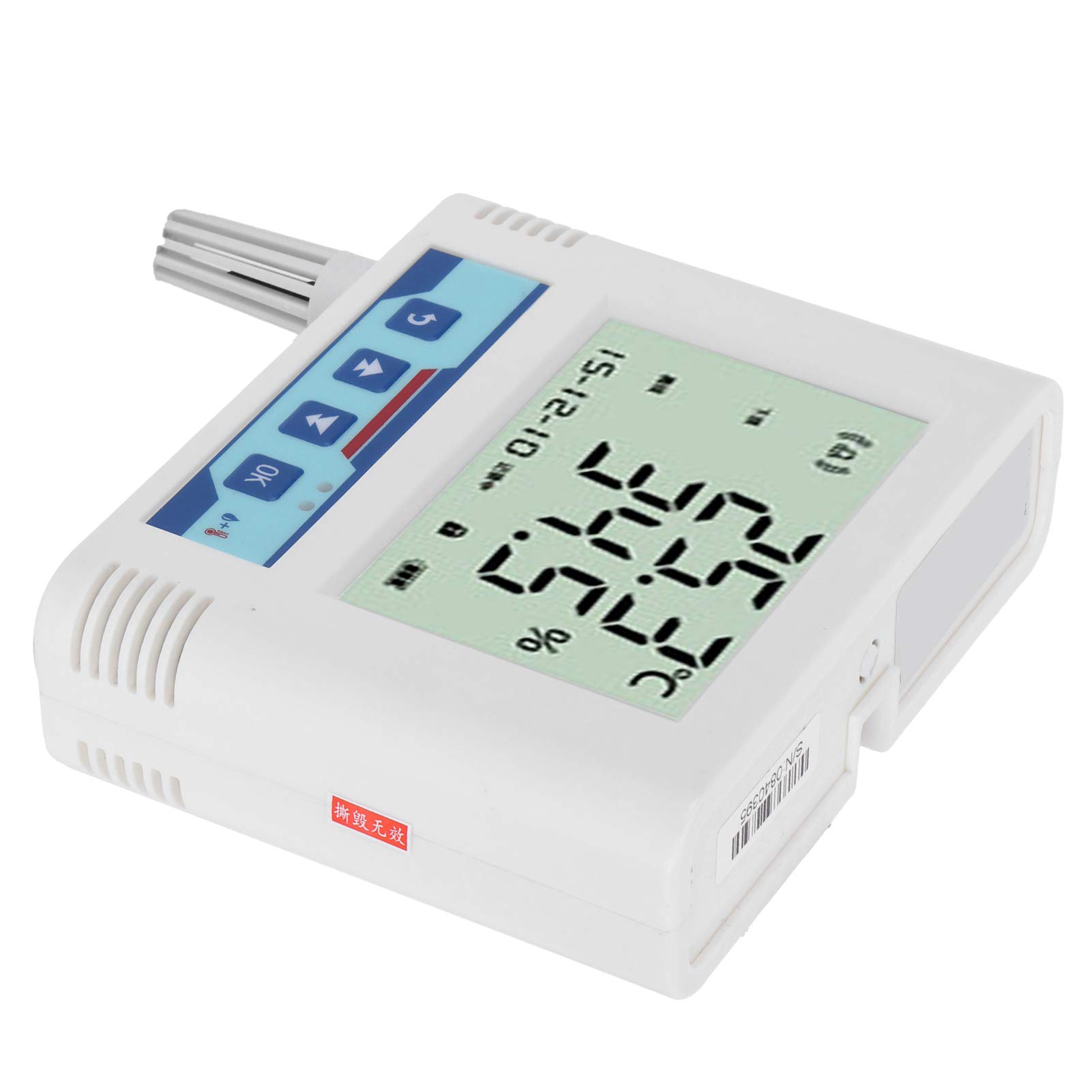 Cocoarm Sensore di umidità della Temperatura WiFi Registratore di Temperatura e umidità Wireless ABS da 40 a 176 Fahrenheit Ampio Display 65535 Registri per la Sala Server del Laboratorio del