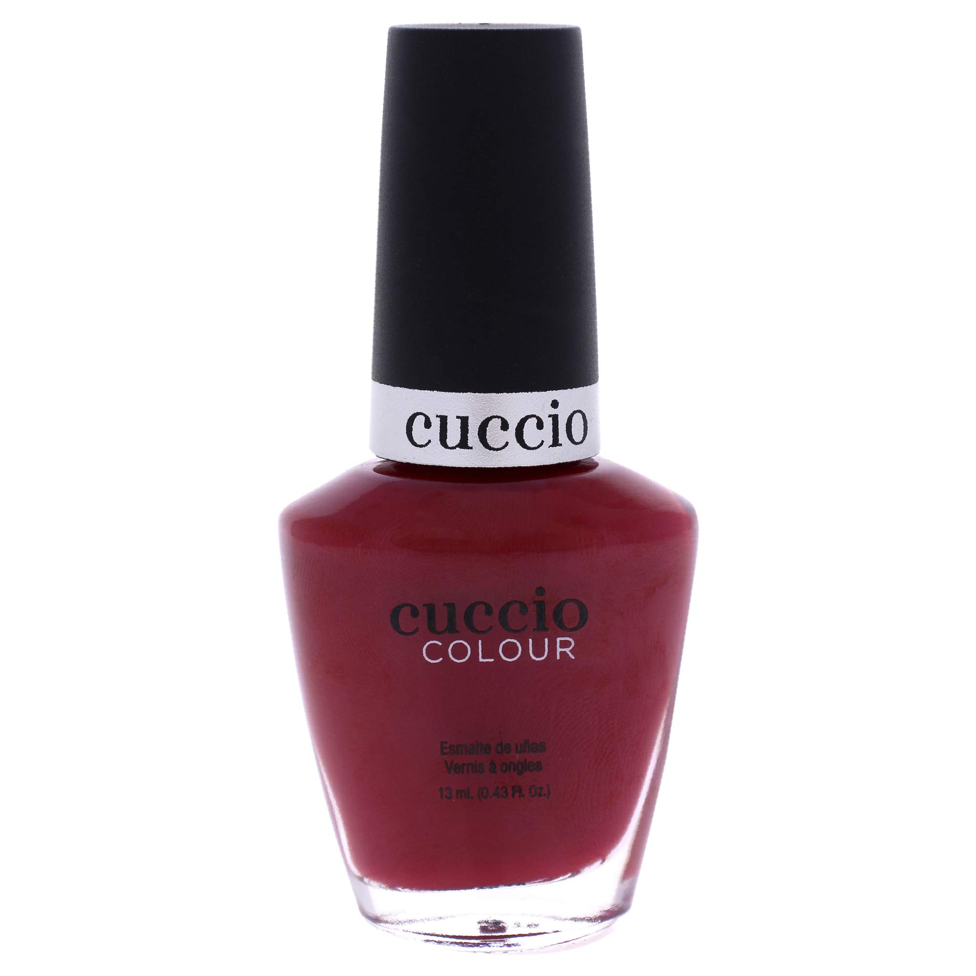 CuccioColour Colour Nail Polish - Triple Pigmented Formula - For Rich And True Coverage - Gives Ultra-Long-Lasting And High Shine Polish - For Incredible Durability - Red Eye To Shanghai - 0.43 Oz