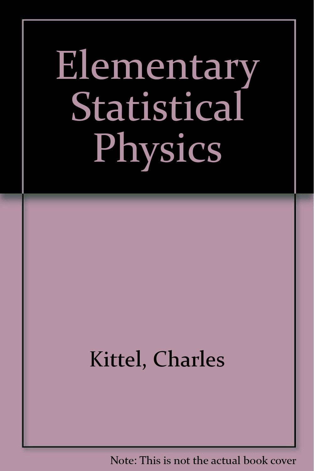 Buy Elementary Statistical Physics — BookShops.in