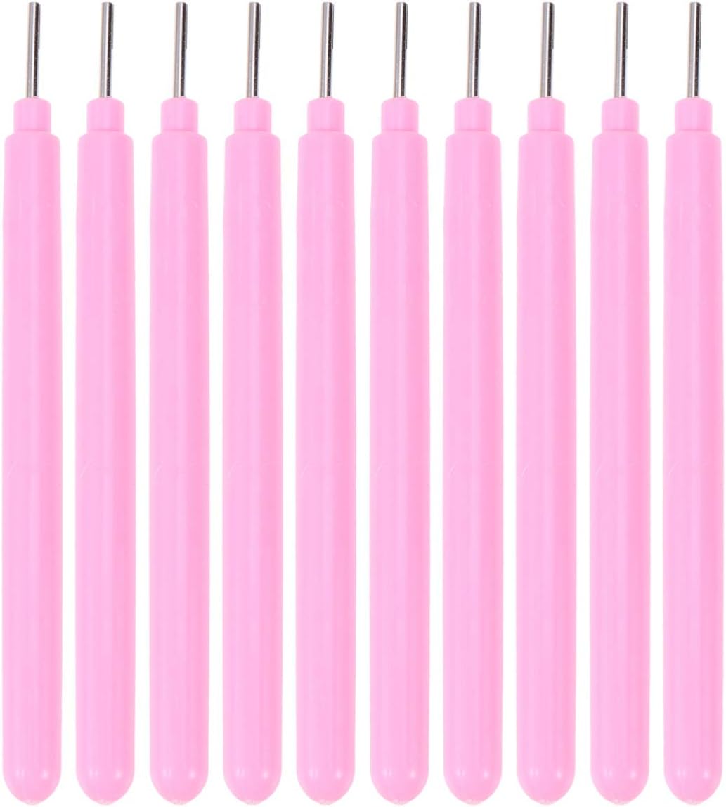 EXCEART 10pcs Ramified Quilling Pen Light Paper Craft Tools for Projects Comfortable Grip for Women for Creative Papercraft Patterns