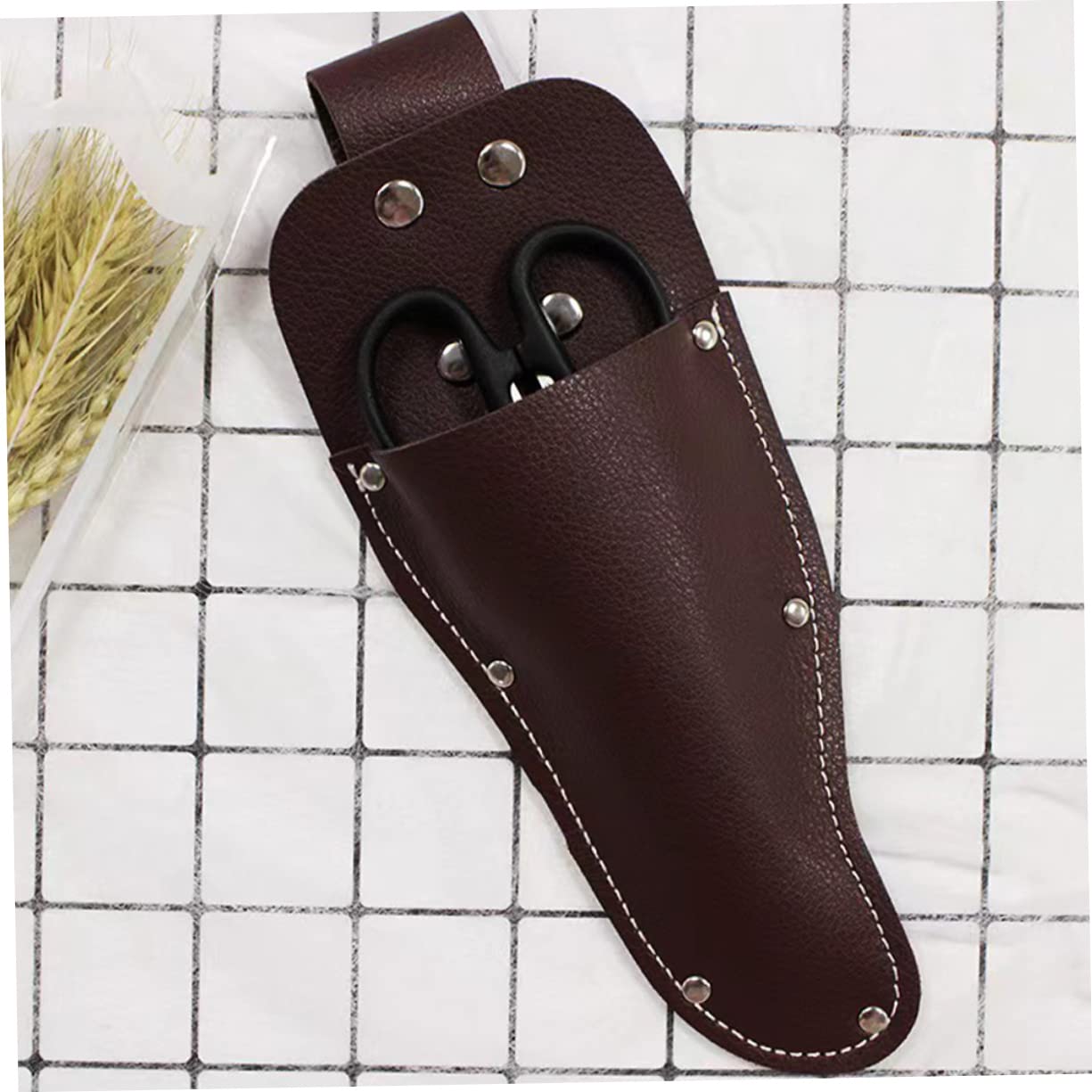 Housoutil 10 Pezzi Cesoie Da Potatura Custodia In Pelle Forbici Da Giardino Forbice Copertura In Pelle Multitool Pinza Sacchetto Pinze Potatore A Mano Forbice Copertura Forbici In
