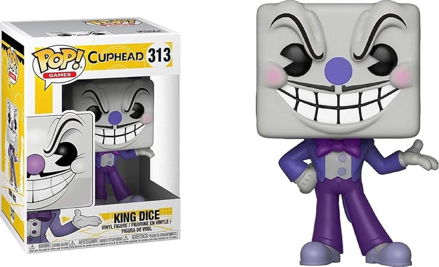 Amazon | Funko - Figurine Cuphead - King Dice Pop 10cm