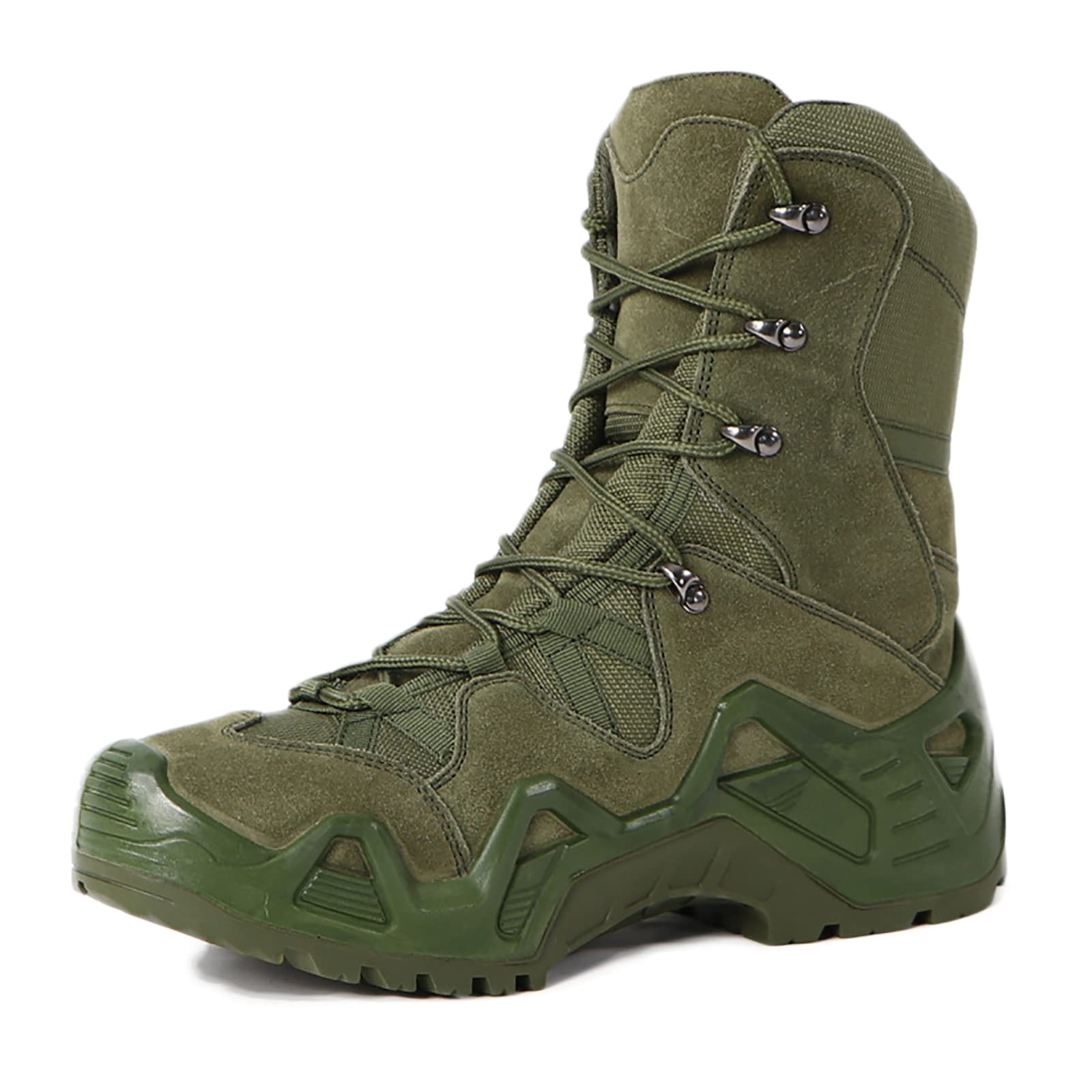 Taktyczne buty bojowe, Męskie buty taktyczne do pieszych wędrówek po pustyni, do pracy wielokolorowe 39-46 EU(Green,46 EU)