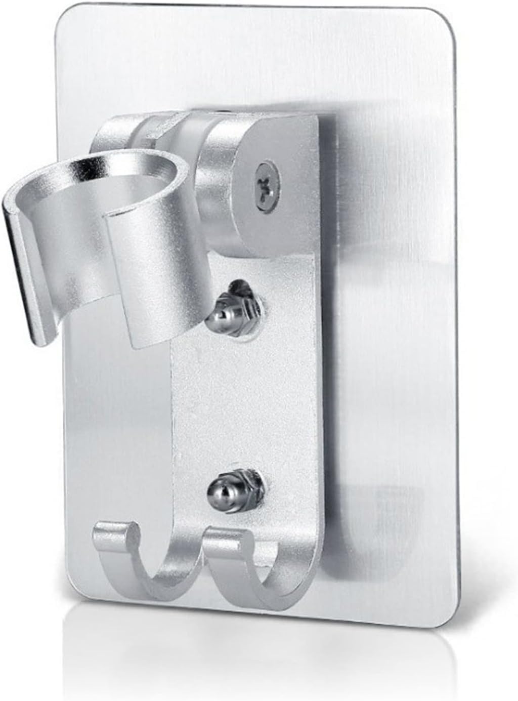 Tnbccxn Silver Showerhead Bracket Shower Head Bracket, Abs Chrome-Plated Adjustable Bathroom Accessory