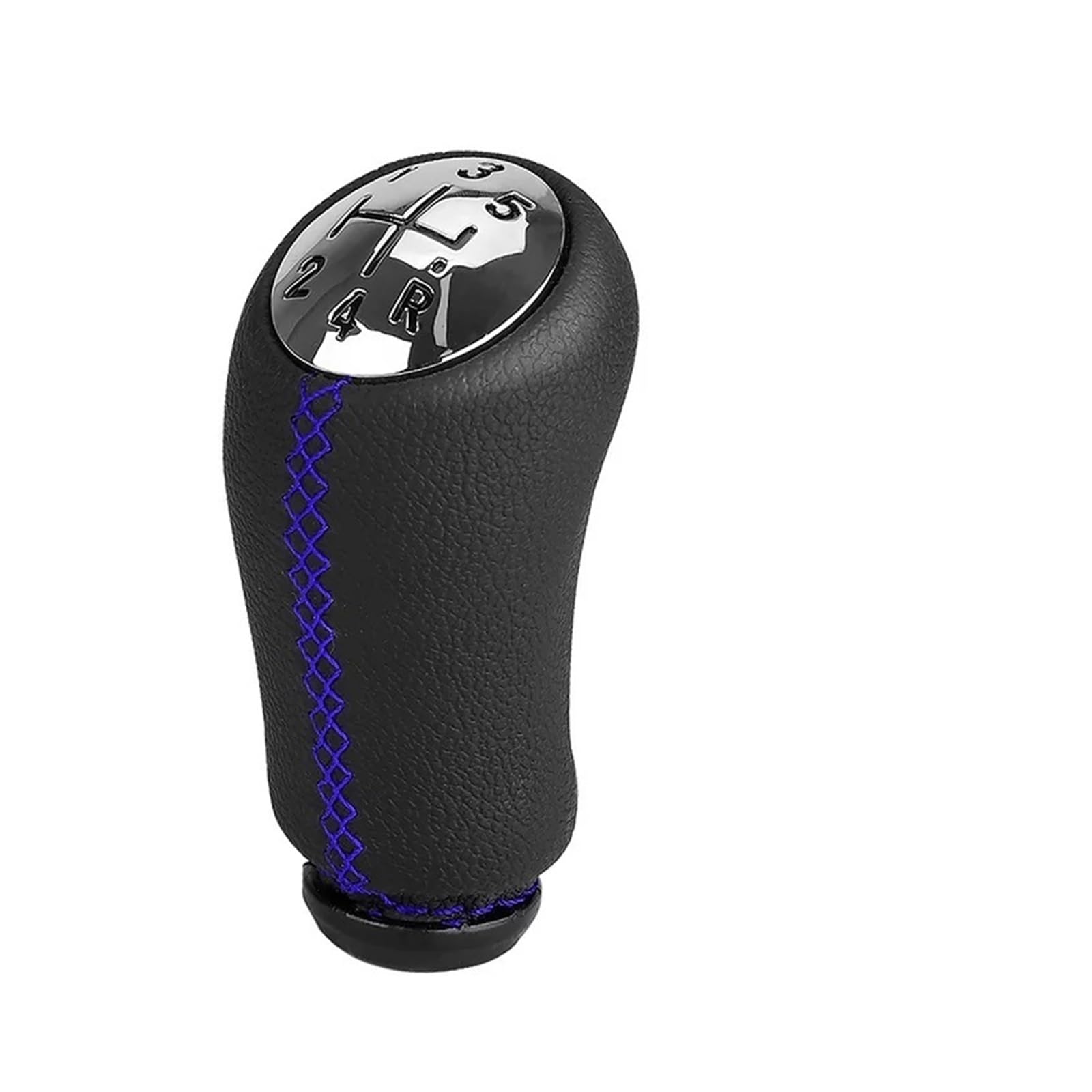 Jeocoai Car Gear knob 17mm 5Speed Gear Shift Knob Stick Head Car Lever Handle for Renault for CLIO MK3 3 III for Megane MK2(Blue)