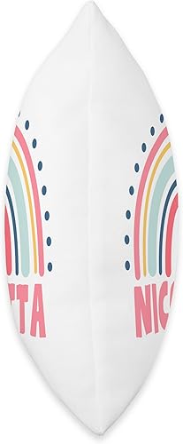 Miniatura 2 de Nicoletta Name Custom Woman Myth Legend Pink Birthday Party Throw Pillow, 18x18, Multicolor