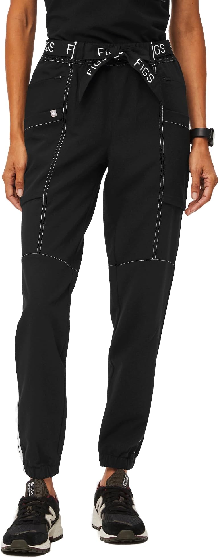 FIGS Winton High Waisted Cargo Jogger Scrub Pants for Women — High Rise, Classic Fit, 7 Pockets — Amazon Exclusive