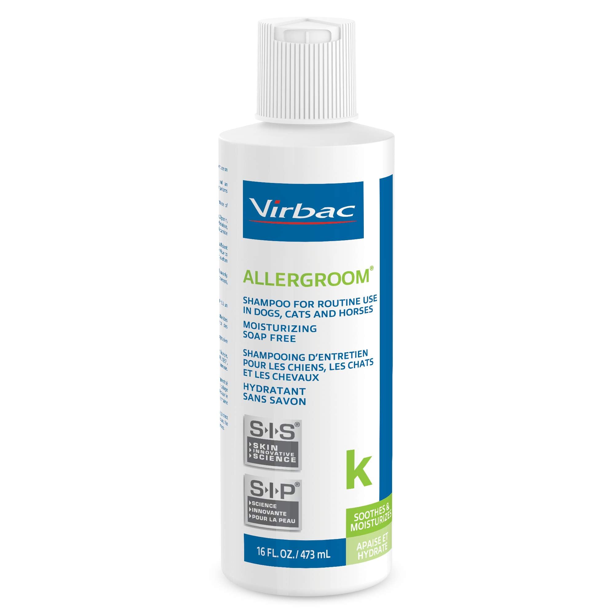 Virbac 12216 Allergroom Pet Shampoo, 16 oz