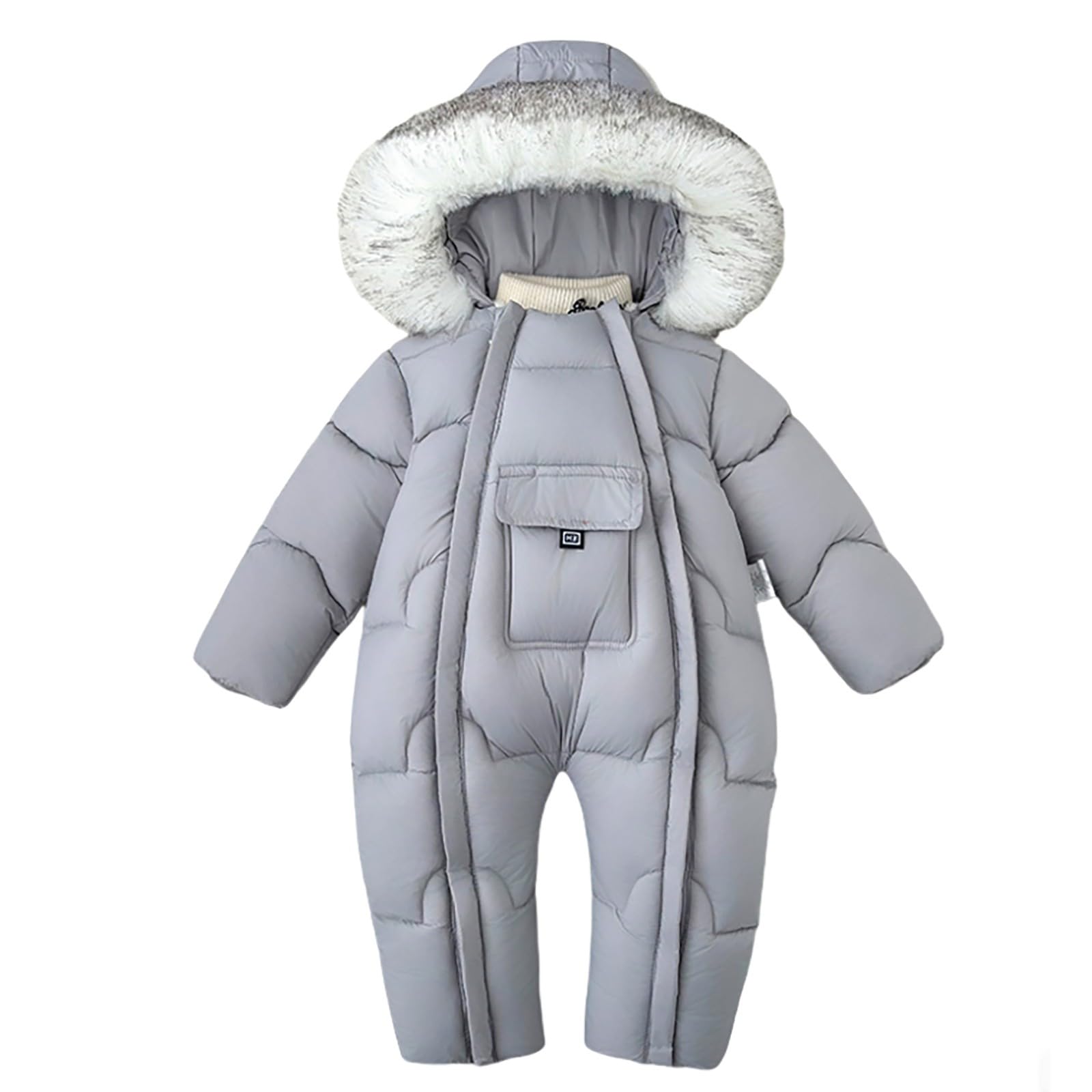 Babystrampler Bodysuit Strampler Mit Aufdruck Jumpsuit Winter Weiche Baby Body Langarm Baumwolle Schlafstrampler Bequem Warm Neutral Hautsympathisch