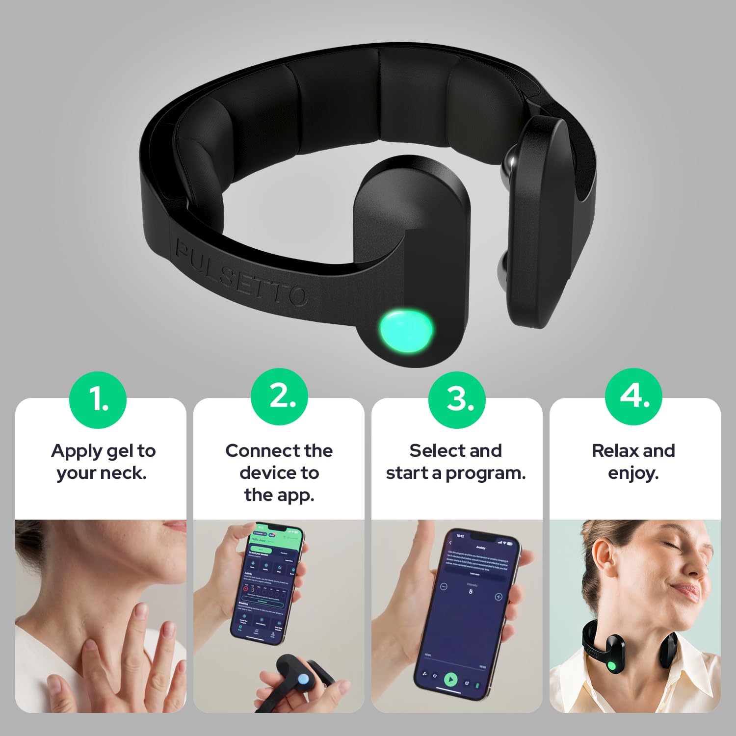 PULSETTO FIT 迷走神経刺激器 Amazon | Pulsetto FIT 迷走神経刺激装置 より良い睡眠とストレス解消