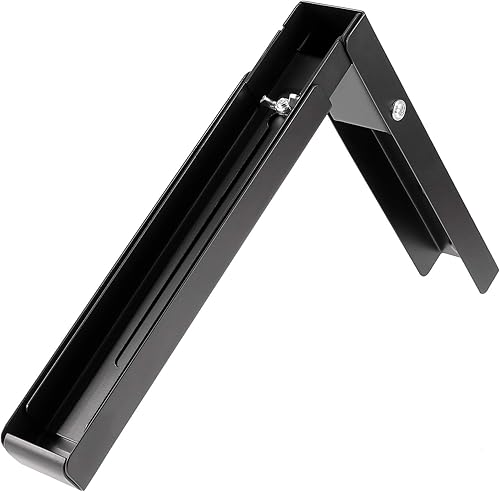 Miniatura 8 de 4 piezas 2 pares universales de soporte de pared para microondas, soporte plegable para horno de cocina, soportes ajustables para microondas para