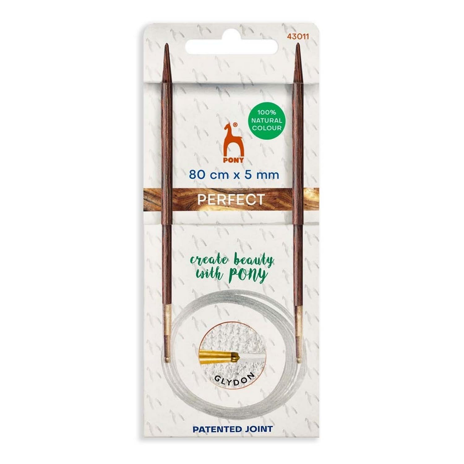 Pony Perfect Circular Knitting Needles 80cm 5.00mm 1pc