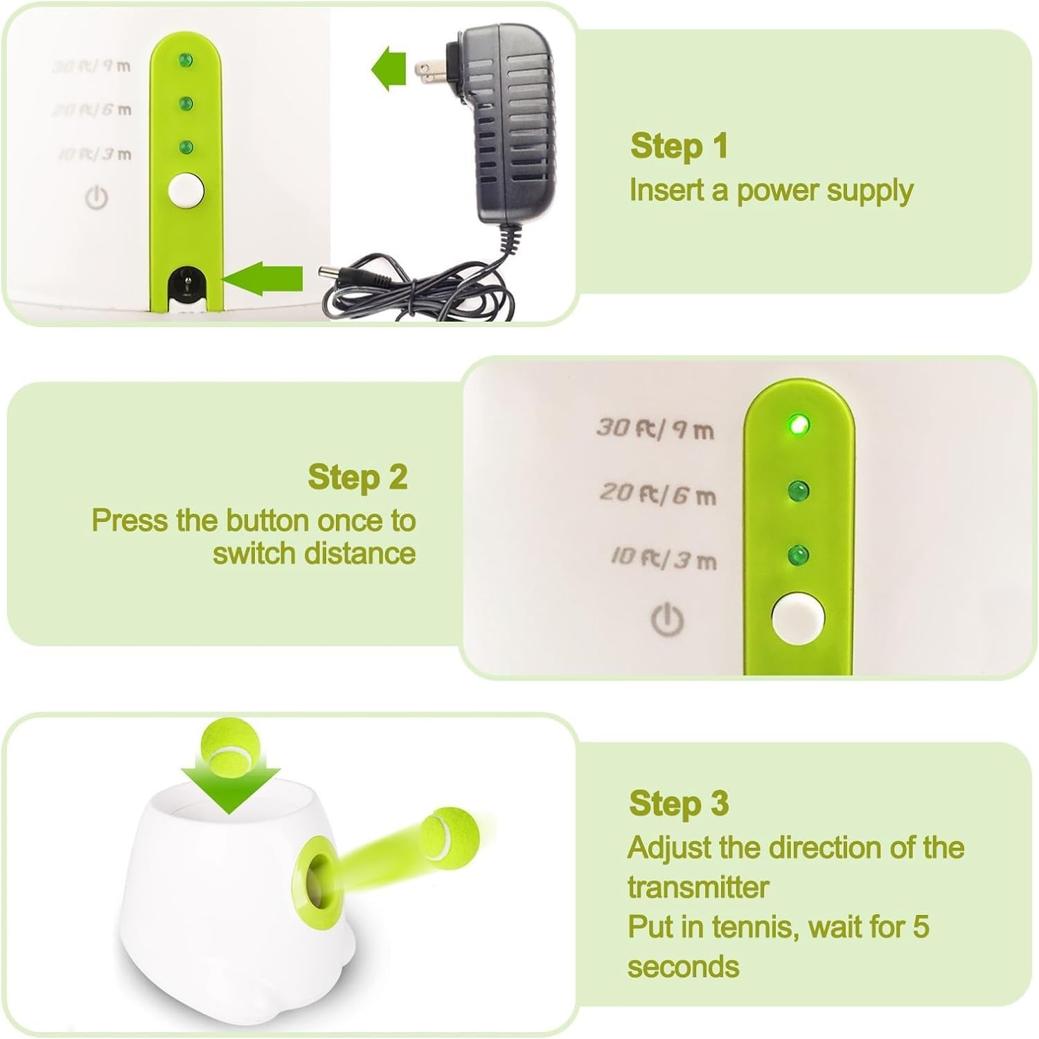Lanceur Automatique De Balles for Chiens, Machine Interactive De Lancement De Balles De Tennis for Chiens De Petite Et Moyenne Taille, Jouet À Rapporter for Chiots, Excellent Exercice for