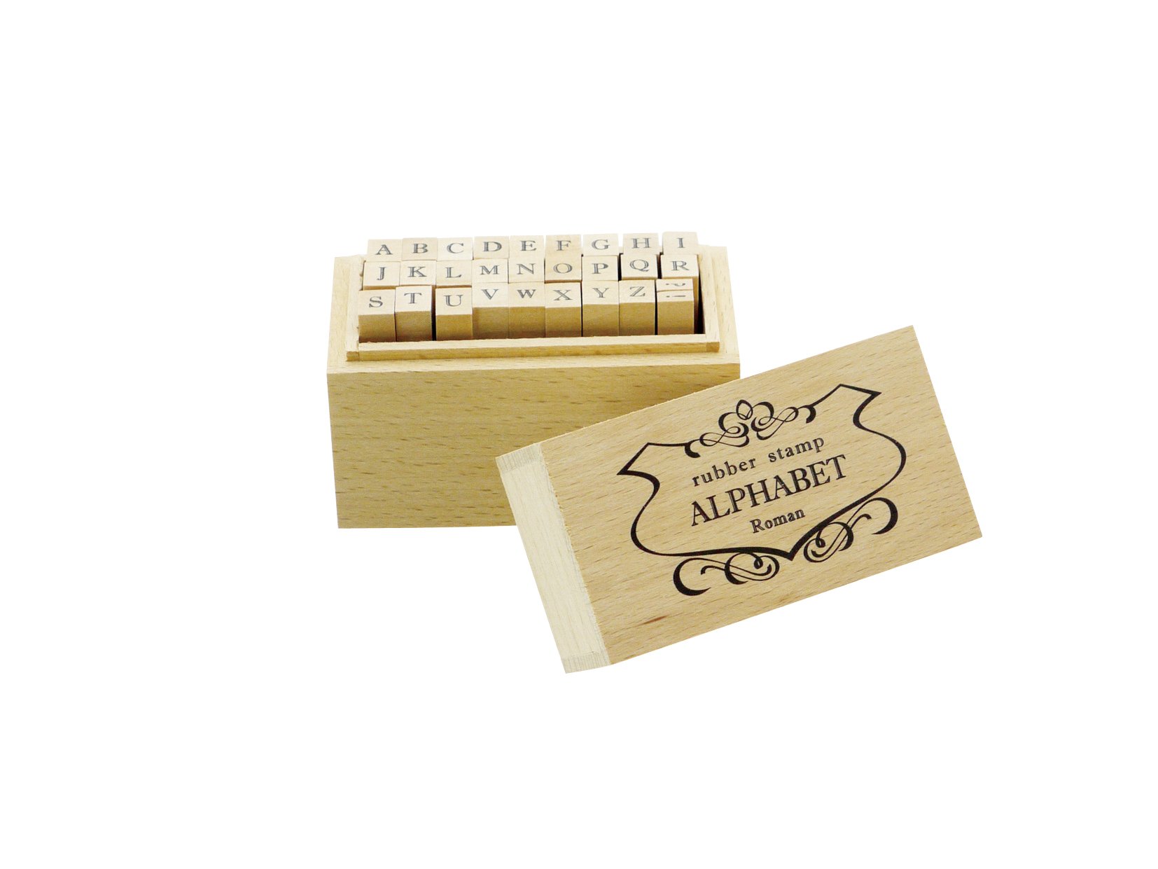 Amazon.co.jp: 現代百貨 アルファベット スタンプセット ローマン S