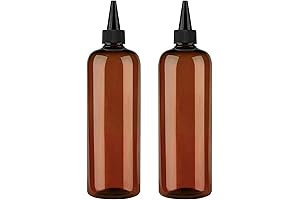Amber Squeeze Bottle: 16oz Dispensing Bottles for Various Applications