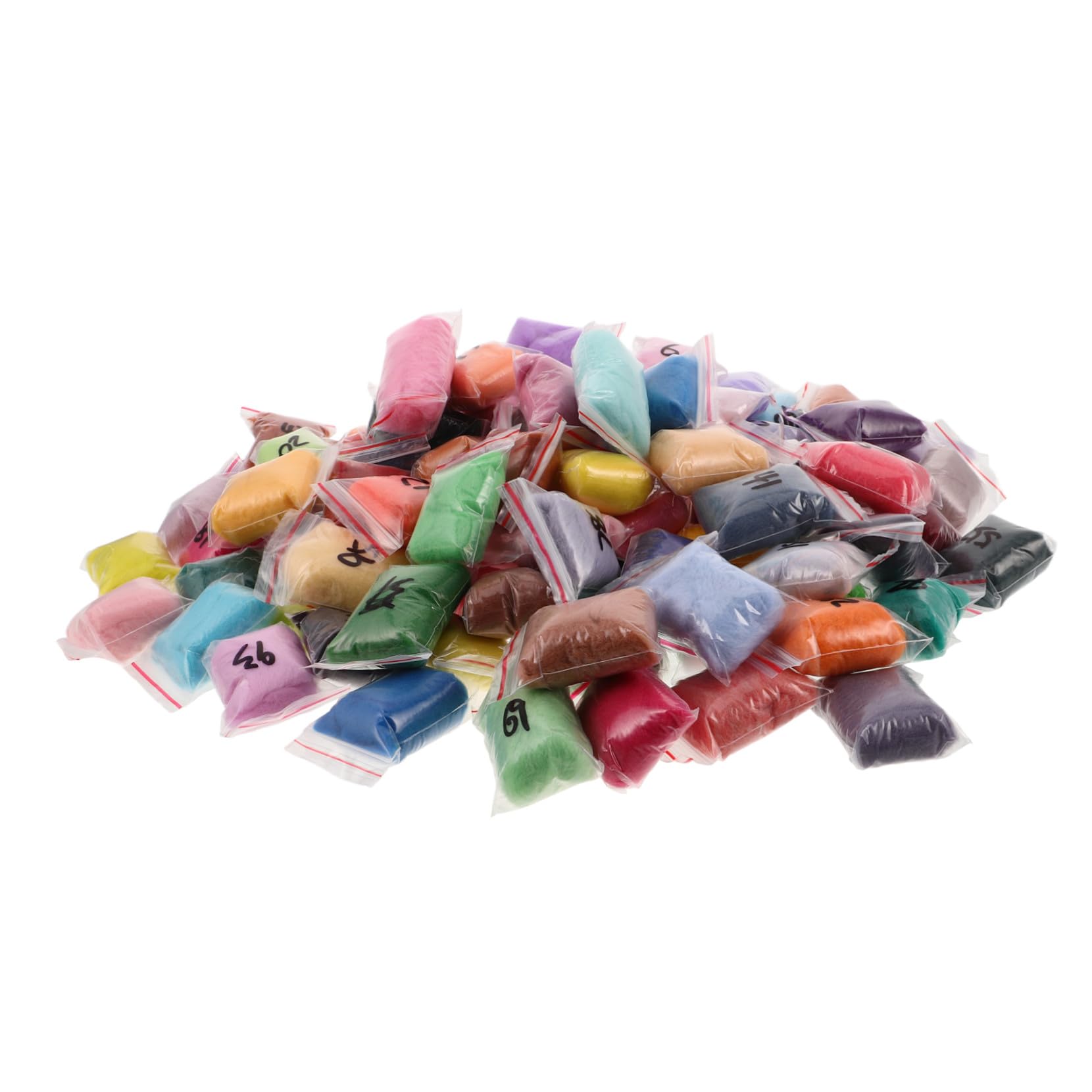 Lana de Fieltrar para Manualidades, 100 Colores, 3g, Kit