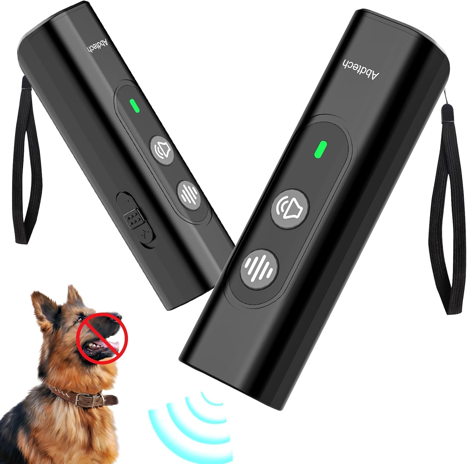Abdtech Anti Barking Device for Dogs - Dog Bark Deterrent Devices for Stopping Bad Dog Behavior - Ultrasonic Dog Bark Deterrent, Refuse to Shout and