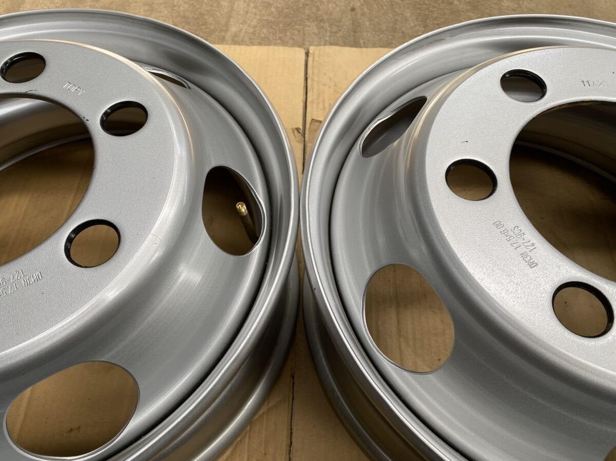 いすゞエルフ純正鉄ホイール17.5インチ7本 「たて」 いすゞエルフ純正